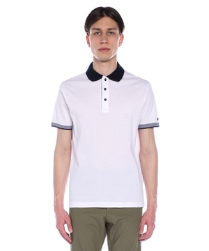 Short sleeve polo with classic collar