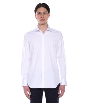 Long sleeve shirt with classic collar