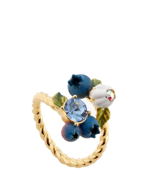 Ring with blueberry detail