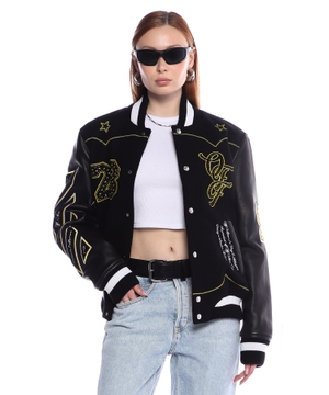 Horseshoe bomber jacket