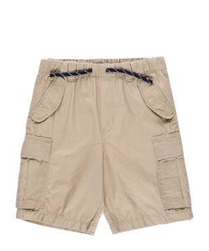 Straight-fit shorts with belt