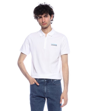 Short sleeve polo with classic collar