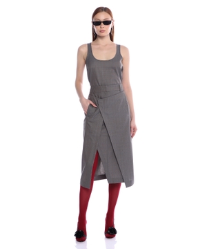 Sleeveless wool top