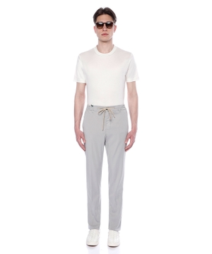 Trousers with elastic waist