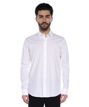 Long sleeve shirt with classic collar