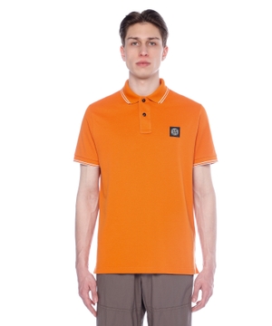 Short sleeve polo with classic collar