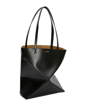 Puzzle Fold leather tote-bag