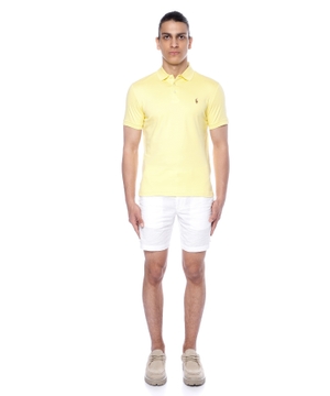 Short sleeve polo with classic collar