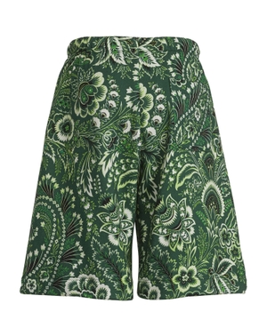 Paisley-print Bermuda shorts