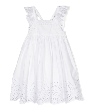 Broderie Anglaise embroidery dress