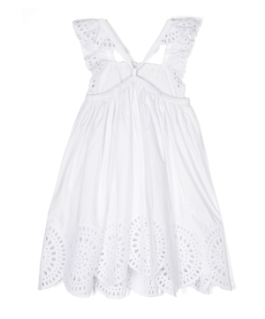 Broderie Anglaise embroidery dress