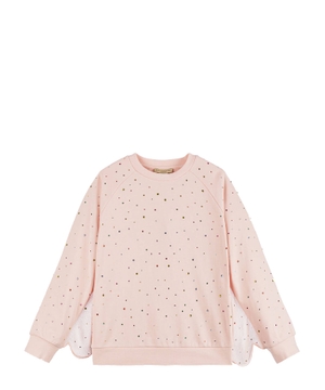 Crystal embellished sweatshirt