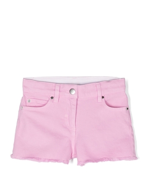 Straight-fit denim shorts