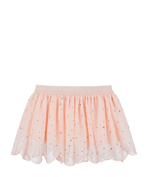 Crystal embellished skirt