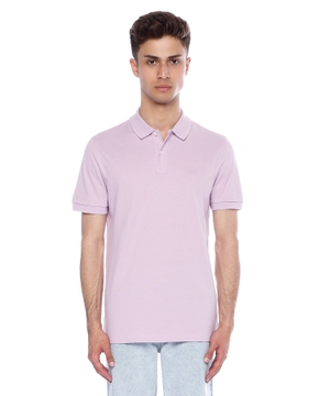 Short sleeve polo with classic collar