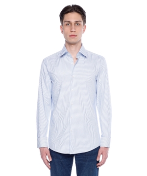 Long sleeve shirt with classic collar