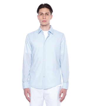 Long sleeve shirt with classic collar