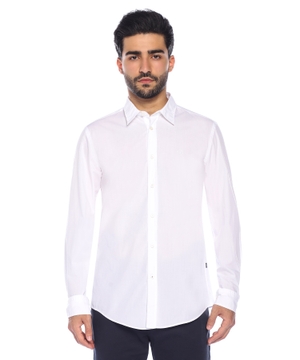 Long sleeve shirt with classic collar