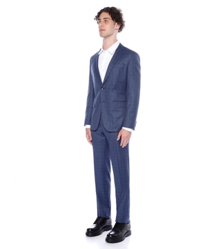 Straight-fit wool suit