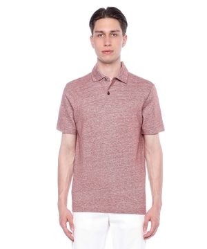 Short sleeve polo with classic collar