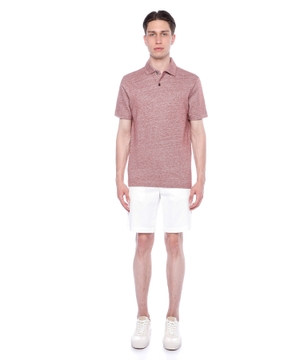 Short sleeve polo with classic collar