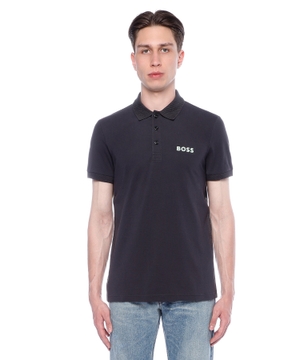 Short sleeve polo with classic collar