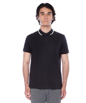 Short sleeve polo with classic collar