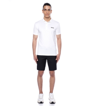 Short sleeve polo with classic collar