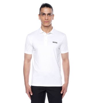 Short sleeve polo with classic collar