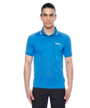 Short sleeve polo with classic collar