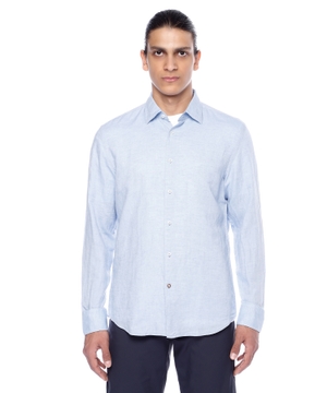 Long sleeve shirt with classic collar