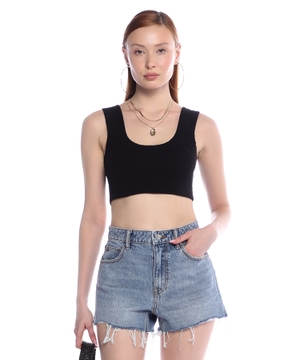 Ribbed crop top