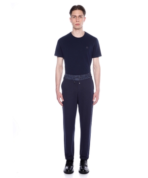 Trousers with elastic waist