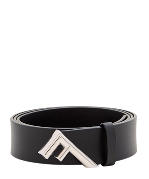 Logo buckle detail belt