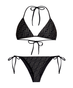 Logo printed bikini set