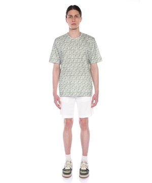 Short sleeve T-shirt with logo pattern