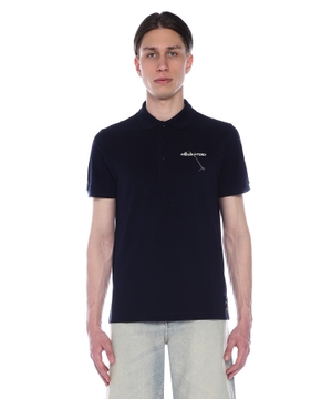 Short sleeve polo with classic collar