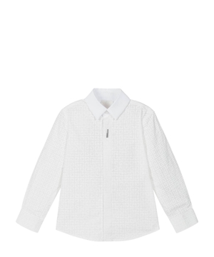 Long sleeve shirt with logo print