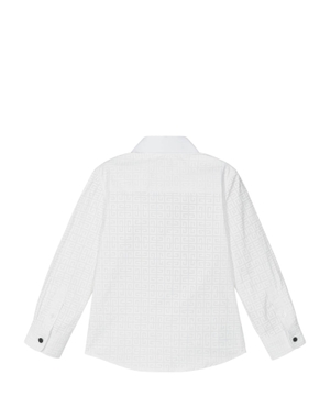 Long sleeve shirt with logo print