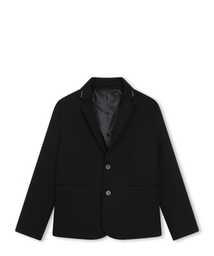 Straight-fit long sleeve jacket