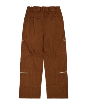 Elastic waist cargo trousers