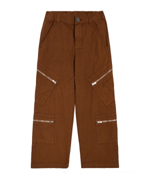 Elastic waist cargo trousers