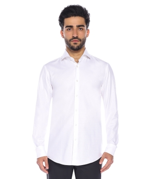 Long sleeve shirt with classic collar