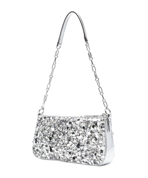 Empire sequinned shoulder bag