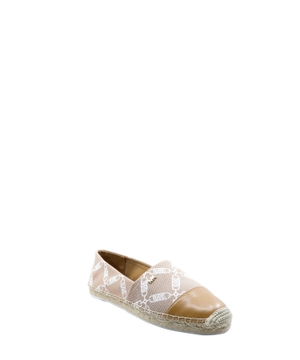 Hörgülü raffiya altlığı ilə espadril