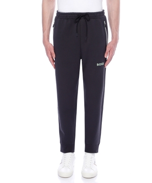 Track pants with elastic waist