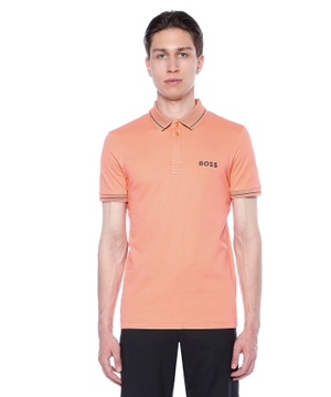 Short sleeve polo with classic collar