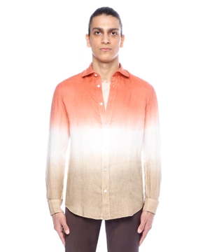Long sleeve shirt with classic collar