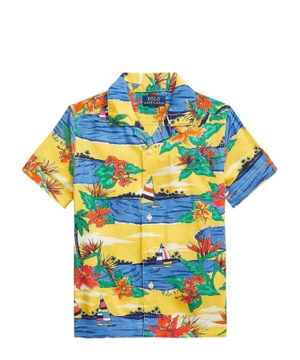 Printed short sleeve shirt