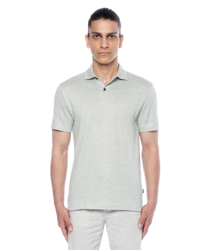 Short sleeve polo with classic collar